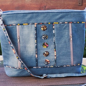 Farmer mintás válltáska, Táska & Tok, Kézitáska & válltáska, Vállon átvethető táska, Varrás, MESKA