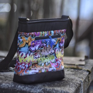 Mintás válltáska - táska & tok - kézitáska & válltáska - vállon átvethető táska - Meska.hu