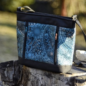 Mintás válltáska, Táska & Tok, Kézitáska & válltáska, Vállon átvethető táska, Varrás, MESKA