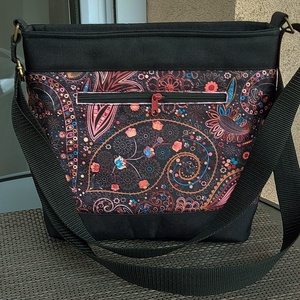  Mintás válltáska - táska & tok - kézitáska & válltáska - vállon átvethető táska - Meska.hu