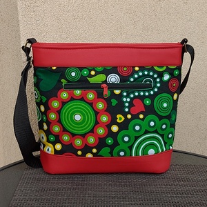  Afrikai mintás válltáska - táska & tok - kézitáska & válltáska - vállon átvethető táska - Meska.hu