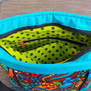  Afrikai mintás válltáska - táska & tok - kézitáska & válltáska - vállon átvethető táska - Meska.hu