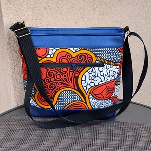  Afrikai mintás válltáska - táska & tok - kézitáska & válltáska - vállon átvethető táska - Meska.hu