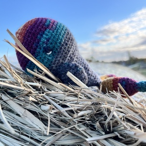 Horgolt amigurumi bálna, Játék & Sport, Plüssállat & Játékfigura, Más figura, Horgolás, MESKA
