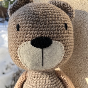 Horgolt mackó - játék & sport - plüssállat & játékfigura - maci - Meska.hu