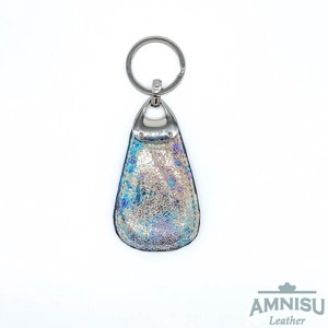 Hologramos csepp alakú swarovski köves bőr kulcstartó H3009 - táska & tok - kulcstartó & táskadísz - kulcstartó - Meska.hu