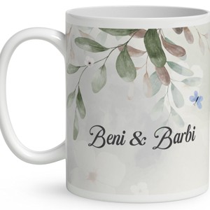 Névvel kérhető - Capybara és a kölykök mintás bögre - otthon & életmód - konyhafelszerelés, tálalás - tálalás - bögre & csésze - Meska.hu