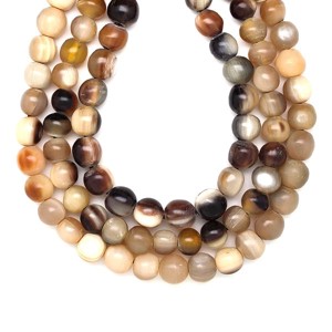 Szaru világos golyó 11-12mm  ékszerkészítő alapanyag (füzér), Kellékek & szerszámok, Ásvány alapanyag, Ásványfüzér, , MESKA