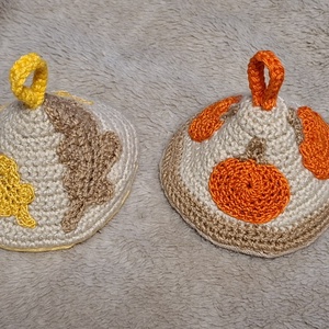 Horgolt őszi fedőfogók (2 db) - Meska.hu