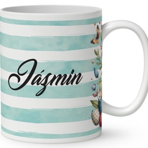 Névvel kérhető - Húsvéti tojások és cuki manó mintás bögre - otthon & életmód - konyhafelszerelés, tálalás - tálalás - bögre & csésze - Meska.hu