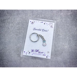 Szeretlek Dédi színes nyuszi medálos kulcstartó, Táska & Tok, Kulcstartó & Táskadísz, Kulcstartó, , MESKA