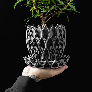 A sötétség eleganciája � Parametrikus Design Kaspó, Otthon & Életmód, Virágdekoráció, Virágtartó, Kaspó, Mindenmás, MESKA