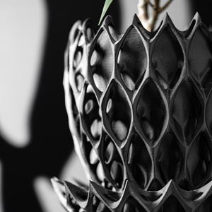 A sötétség eleganciája � Parametrikus Design Kaspó - otthon & életmód - virágdekoráció - virágtartó - kaspó - Meska.hu