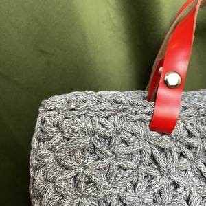 Jázmin mintás shopper táska - táska & tok - kézitáska & válltáska - kézitáska - Meska.hu