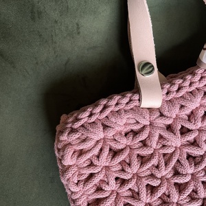 Jázmin mintás shopper táska - táska & tok - kézitáska & válltáska - kézitáska - Meska.hu