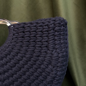 Kék kosártáska - táska & tok - kézitáska & válltáska - kézitáska - Meska.hu