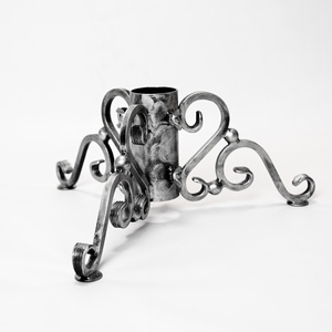 Karácsonyfa talp - ezüst - karácsony - karácsonyi lakásdekoráció - karácsonyfadíszek - Meska.hu