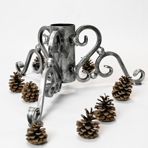 Karácsonyfa talp - ezüst - Meska.hu