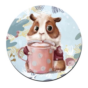 Kakaós tengerimalac mintás bögre alátét, , , MESKA