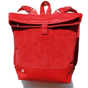 SuziartBag Piros hátizsák - táska & tok - kézitáska & válltáska - válltáska - Meska.hu