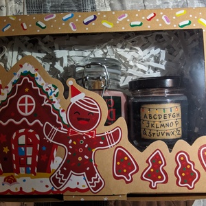 Tematikus gyertyacsomag karácsonyi dobozban - otthon & életmód - gyertya, illat, aroma - gyertya - Meska.hu