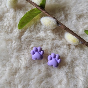 Polymer clay fülbevaló-Mancs, Ékszer, Fülbevaló, Pötty fülbevaló, , MESKA