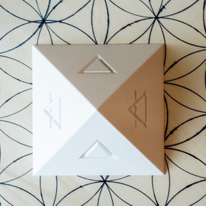 Harmonizáló piramis  4 őselem piramis - otthon & életmód - dekoráció - spiritualitás - orgonit piramis - Meska.hu