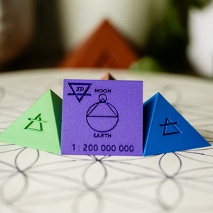 Harmonizáló piramis mini FÖLD - 4 őselem piramis mini FÖLD - otthon & életmód - dekoráció - spiritualitás - orgonit piramis - Meska.hu