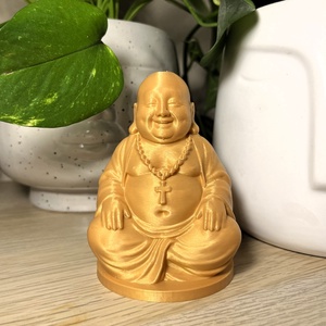 Mosolygó Buddha szobor � a kollektív gyógyító szándék és az egység szimbóluma - otthon & életmód - dekoráció - dekoratív figurák és szobrok - Meska.hu
