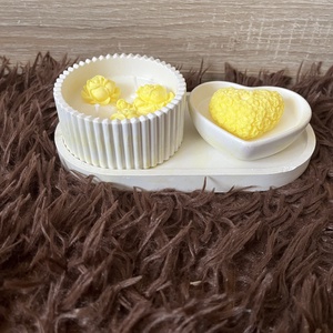 Desszert gyertya, Otthon & Életmód, Gyertya, illat, aroma, Gyertya, Gipszöntés, Gyertya-, mécseskészítés, MESKA