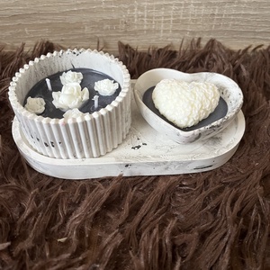 Desszert gyertya, Otthon & Életmód, Gyertya, illat, aroma, Gyertya, Gipszöntés, Gyertya-, mécseskészítés, MESKA