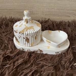 Ékszer tartó, Ékszer, Ékszertartó, Ékszertartó tál, Gipszöntés, MESKA