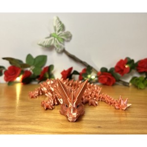 3d nyomtatott kristály sárkány - játék & sport - plüssállat & játékfigura - más figura - Meska.hu