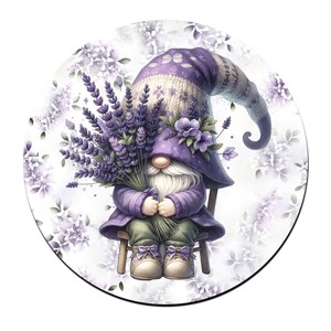 Levendulás manó egy csokorral mintás bögre alátét, , , MESKA