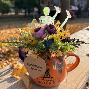 Halloween-i asztaldísz - őszi színek és hátborzongató részletek �� - Meska.hu