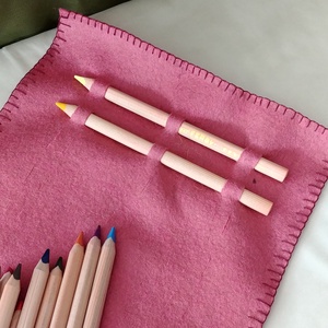 Ceruzatartó pink színben - otthon & lakás - papír írószer - Meska.hu