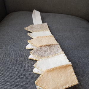 Filc korona beige - ruha & divat - jelmez & álarc - jelmez - Meska.hu