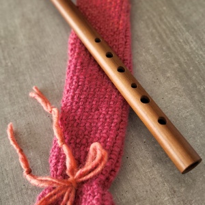 Horgolt furulyatok pink1 - könyv & zene - hangszer & hangszertok - Meska.hu