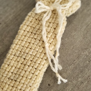 Horgolt furulyatok natúr gyapjúból - könyv & zene - hangszer & hangszertok - Meska.hu