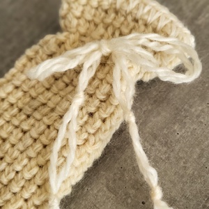 Horgolt furulyatok natúr gyapjúból - könyv & zene - hangszer & hangszertok - Meska.hu