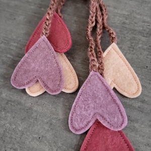 Filc könyvjelző pink, Könyv & Zene, Könyvjelző, Horgolás, Varrás, MESKA