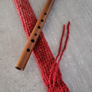 Horgolt furulyatok piros - könyv & zene - hangszer & hangszertok - Meska.hu