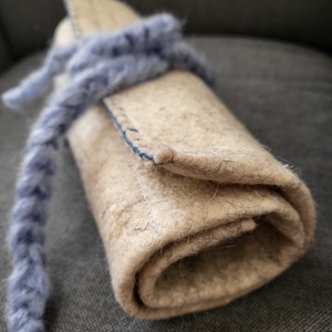 Krétatartó melange 2 - otthon & életmód - papír, írószer - tolltartó & ceruzatekercs - Meska.hu