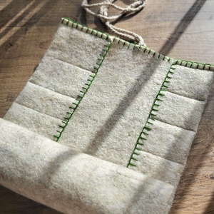 Krétatartó melange 1 - otthon & életmód - papír, írószer - tolltartó & ceruzatekercs - Meska.hu