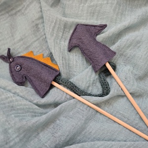 Sárkány báb 2 db, Játék & Sport, Szerepjáték, Varrás, MESKA