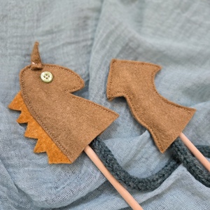 Sárkány báb 2 db - játék & sport - szerepjáték - Meska.hu