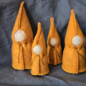 Manó család  sárga, Játék & Sport, Plüssállat & Játékfigura, Manó, Varrás, MESKA