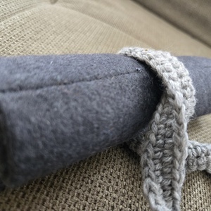 Krétatartó szürke - táska & tok - variálható táska - Meska.hu