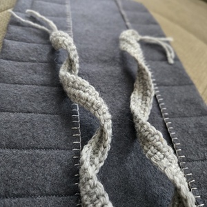 Krétatartó szürke - táska & tok - variálható táska - Meska.hu