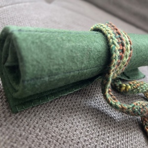 Krétatartó zöld, Táska & Tok, Variálható táska, Varrás, MESKA